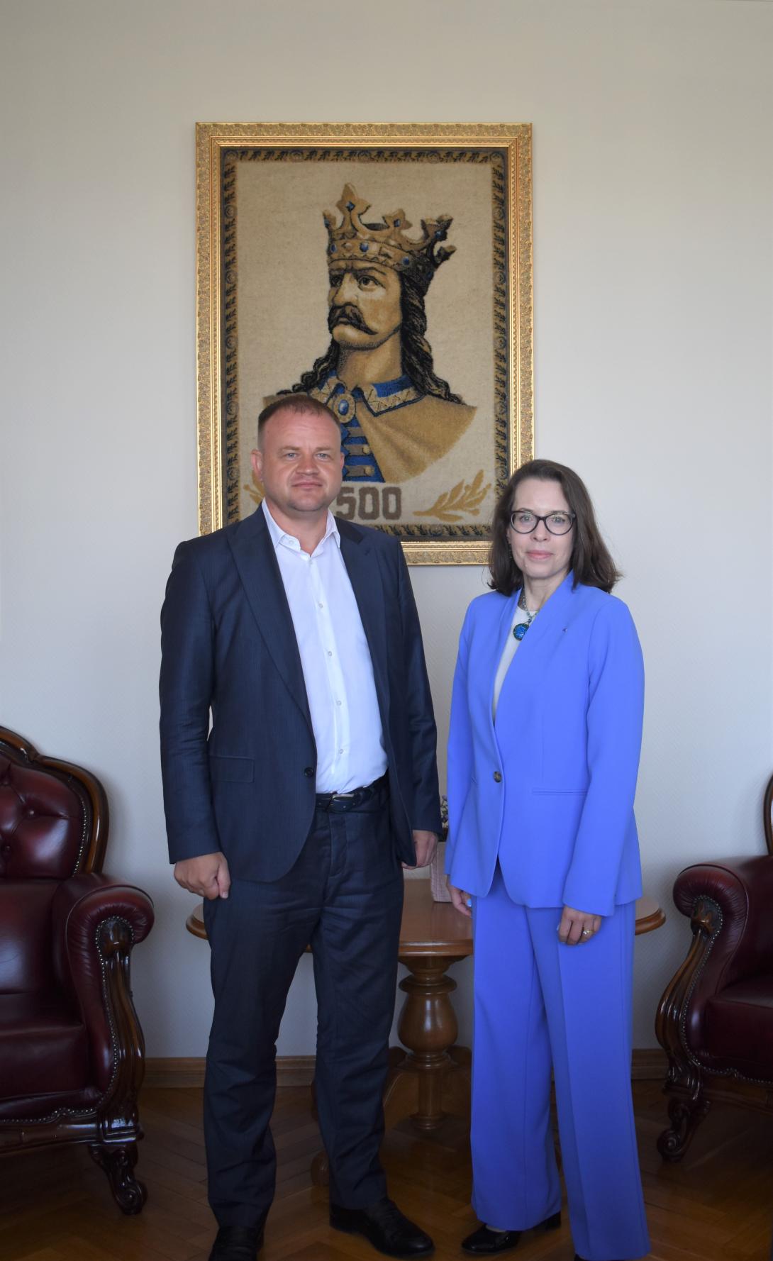 Viceprim-ministrul Roman Roșca s-a întâlnit cu șefa Misiunii OSCE în Moldova, aflată la final de mandat